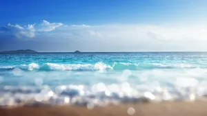 好看的海浪图片壁纸_2
