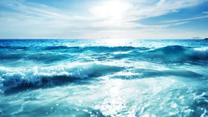 好看的海浪图片壁纸_6