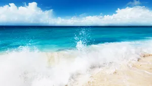 好看的海浪图片壁纸_7