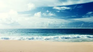 好看的海浪图片壁纸_8