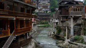 贵州西江千户苗寨旅游风光_3