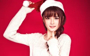 校园美女清新壁纸_2