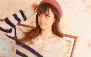 校园美女清新壁纸_4