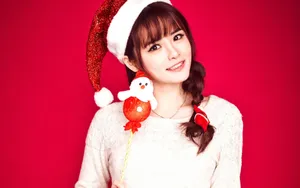 校园美女清新壁纸_5