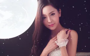 清纯养眼美女壁纸_1