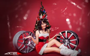 喜庆甜美公主清纯美女图片壁纸_3