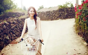 韩国清纯田园美女壁纸_1