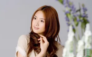 甜美林依晨桌面壁纸_5