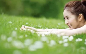甜美林依晨桌面壁纸_6