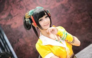 2013CJ展美女模特壁纸_11