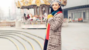 高校时尚美女小清新壁纸_2
