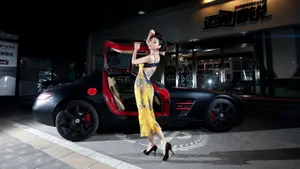 美女车模金美辛图片壁纸_16