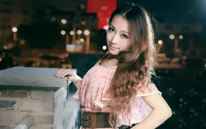 活力美女桌面壁纸_6