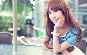 活力美女桌面壁纸_9