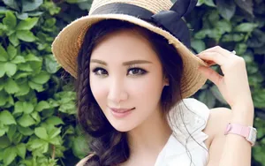 美女黎悦汐模特桌面壁纸_8