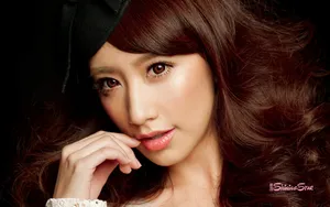 甜美系女生自拍桌面壁纸_8