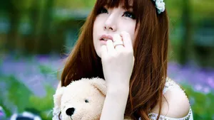 甜美娇俏小佳人图片壁纸_16