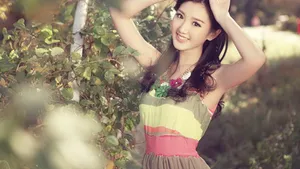 甜美娇俏小佳人图片壁纸_25