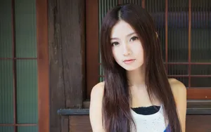 美女户外摄影图片壁纸_4