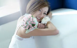 清纯可人的小美女壁纸_3