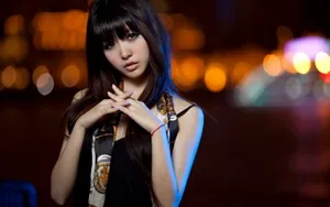 清纯可人的小美女壁纸_5
