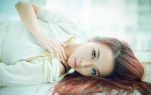 唯美女生私房写真壁纸_2