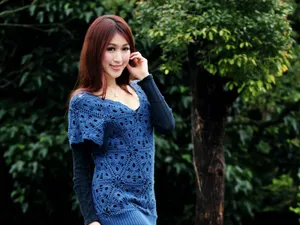 甜美笑容美女吕品义壁纸_21