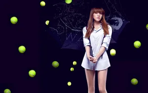 美女明星运动员桌面壁纸_3