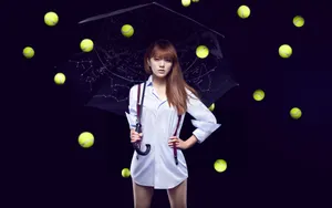 美女明星运动员桌面壁纸_4