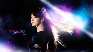 少女时代黑色唯美壁纸_5