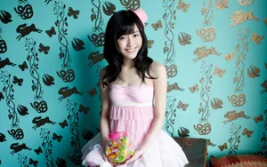 渡边麻友美女明星图片壁纸_2