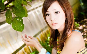 台湾果子MM花间精灵美图壁纸_4