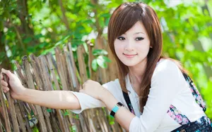 台湾果子MM花间精灵美图壁纸_6