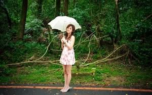 台湾果子MM花间精灵美图壁纸_14