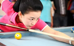 九球天后潘晓婷台球美女图片壁纸