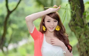 美少女黄诗思图片壁纸