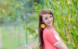 美少女黄诗思图片壁纸_7