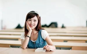 小清新甜美美女图片壁纸