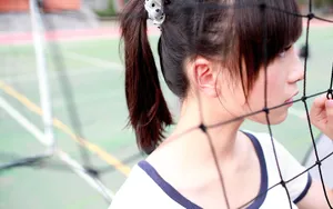 台湾麻豆美女小敬青春写照壁纸_4