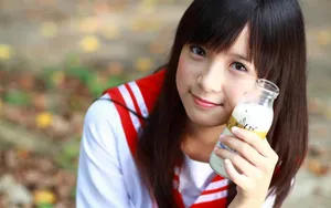台湾麻豆美女小敬青春写照壁纸_13