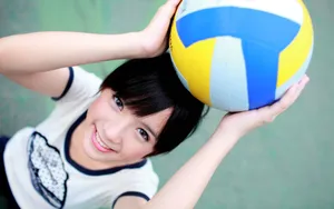 台湾麻豆美女小敬青春写照壁纸_19