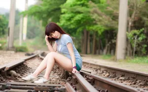 娇柔气质美女集合图片壁纸_3