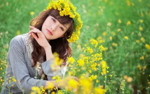 娇柔气质美女集合图片壁纸_12