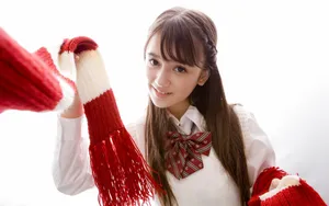 混血美女奥真奈美壁纸_16