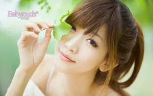 纯美女生高清桌面壁纸