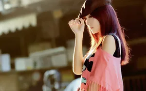纯美女生高清桌面壁纸_9