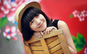 中戏小清新美女许薇写真壁纸_1