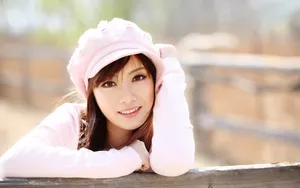 高清纯美女孩桌面壁纸_4