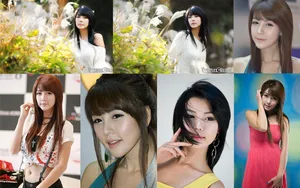 车模美女李智友高清壁纸_7