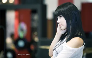 车模美女李智友高清壁纸_21